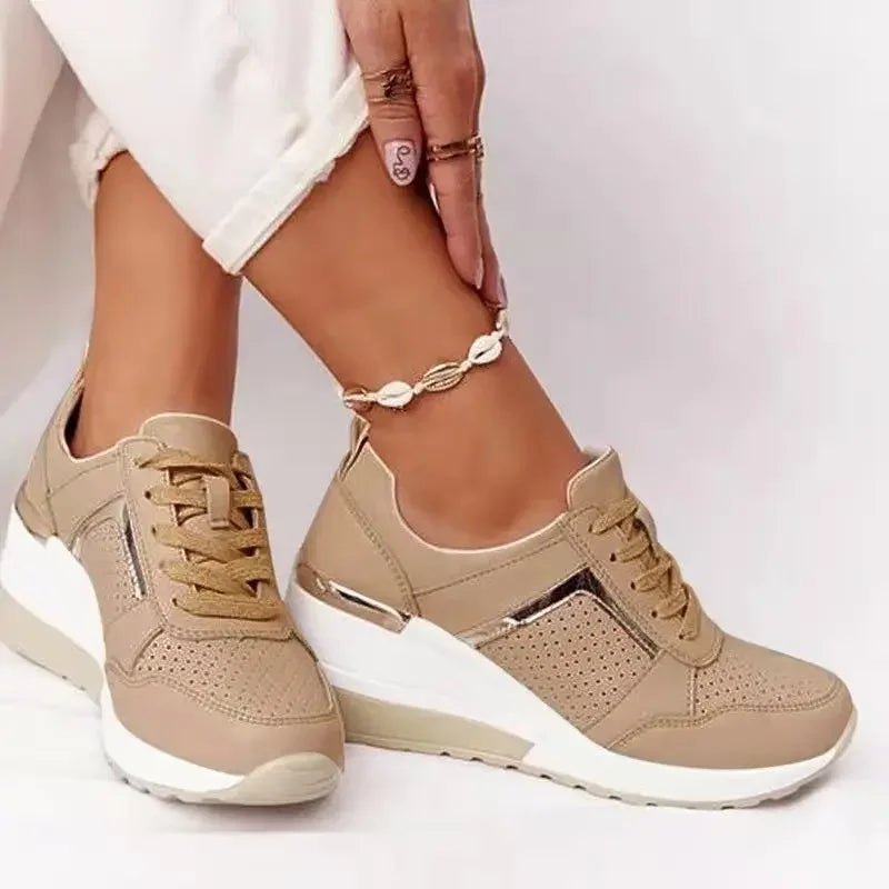 Lette sommer-sneakers damer – åndbare med polstret sål