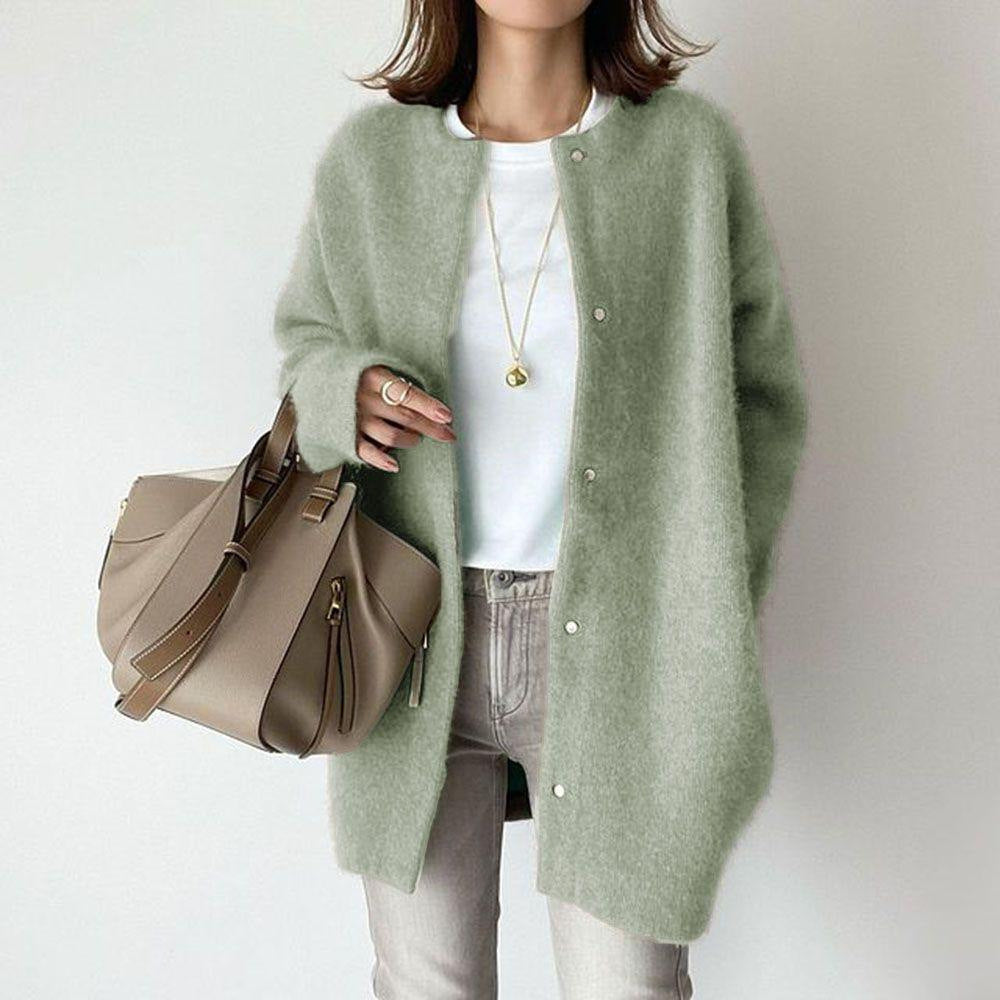 Strikket cardigan til kvinder med blødt design