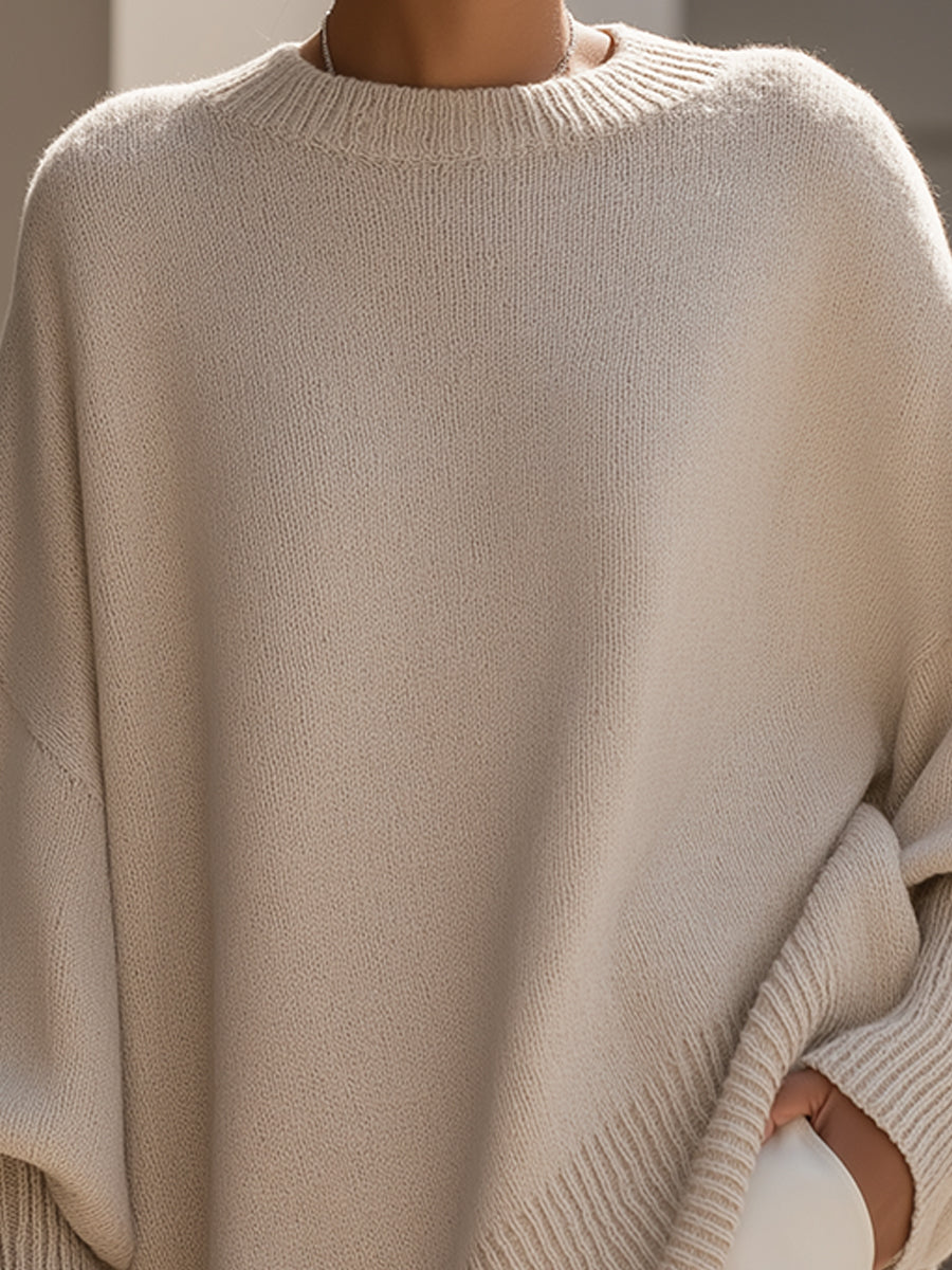 Strikket oversized jumper til kvinder