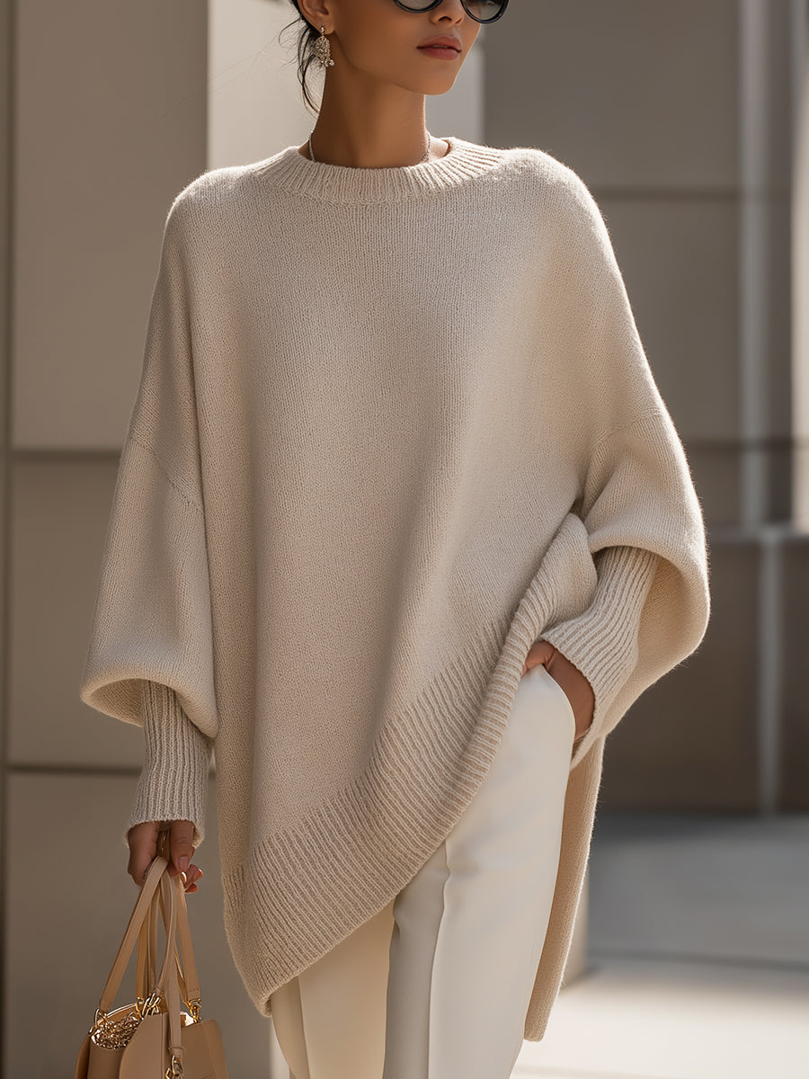 Strikket oversized jumper til kvinder