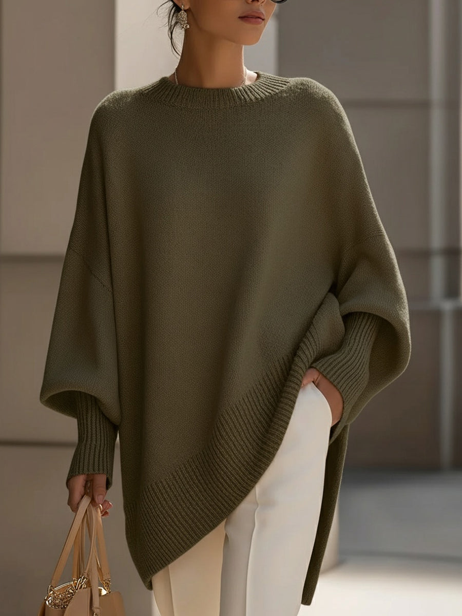 Strikket oversized jumper til kvinder