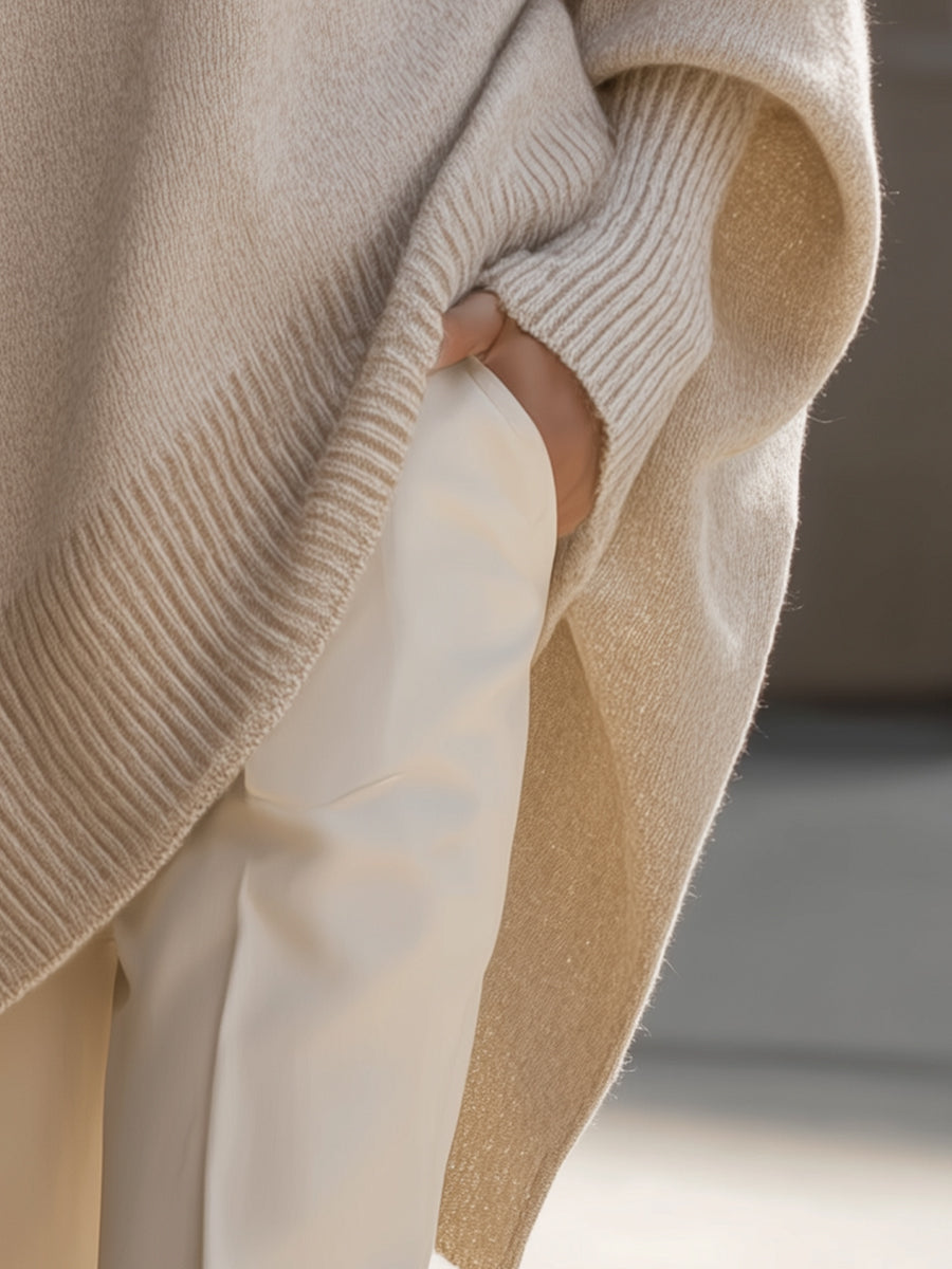 Strikket oversized jumper til kvinder