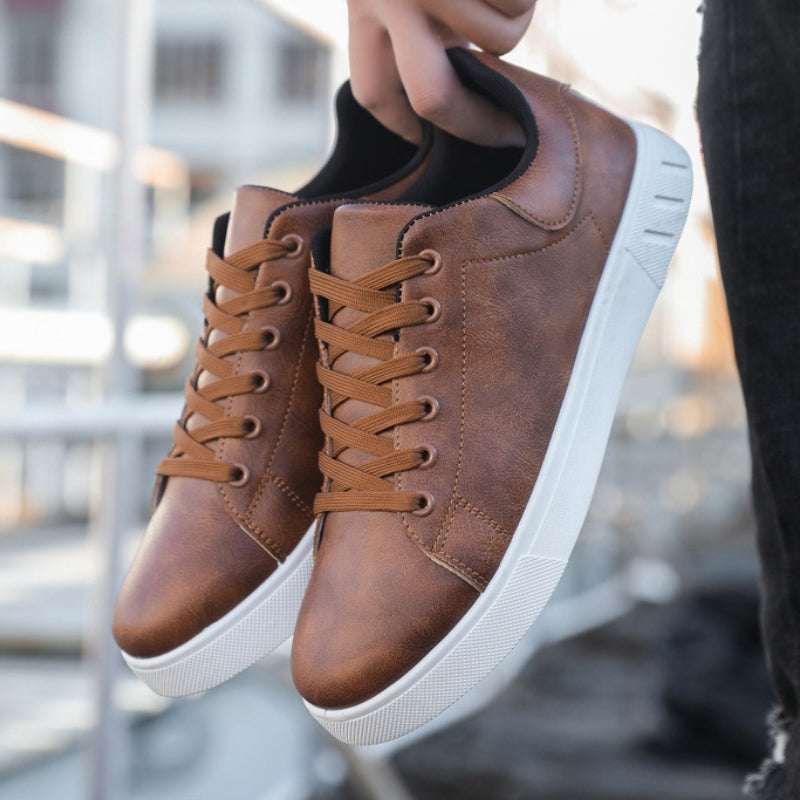 Stilfulde herresneakers i kunstlæder