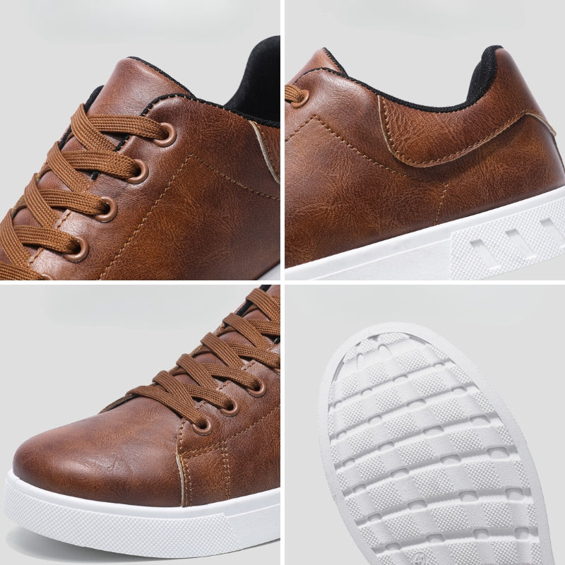 Stilfulde herresneakers i kunstlæder