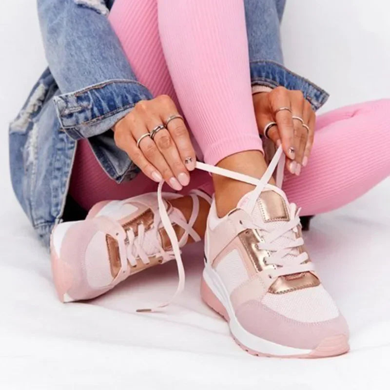 Lette sommer-sneakers damer – åndbare med polstret sål