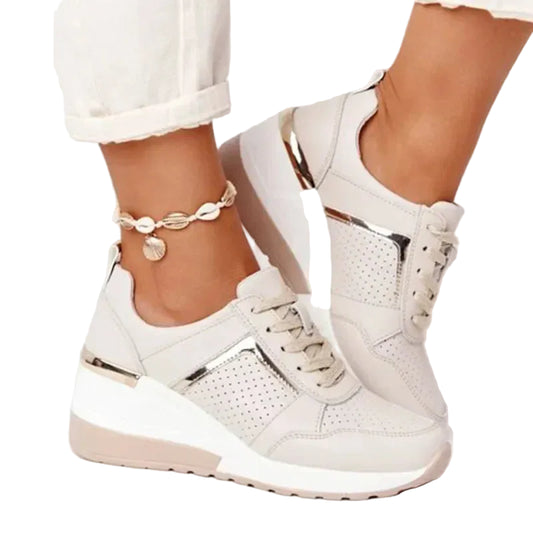Lette sommer-sneakers damer – åndbare med polstret sål
