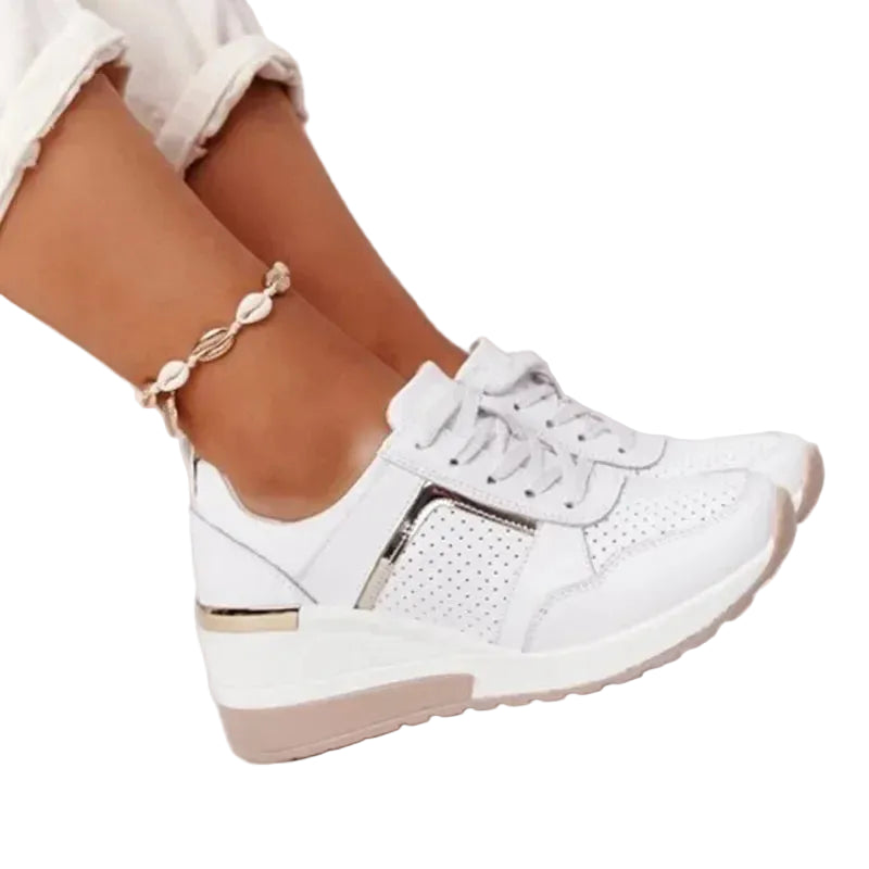 Lette sommer-sneakers damer – åndbare med polstret sål