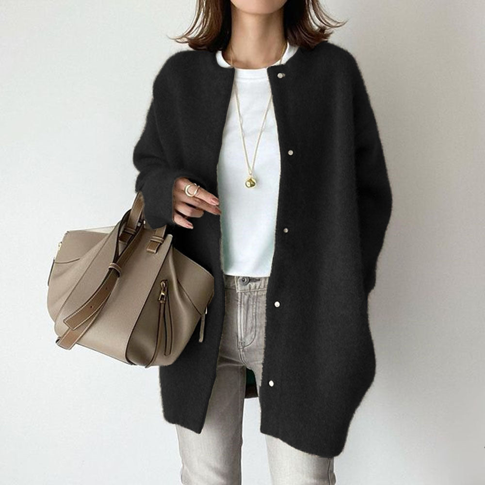 Strikket cardigan til kvinder med blødt design