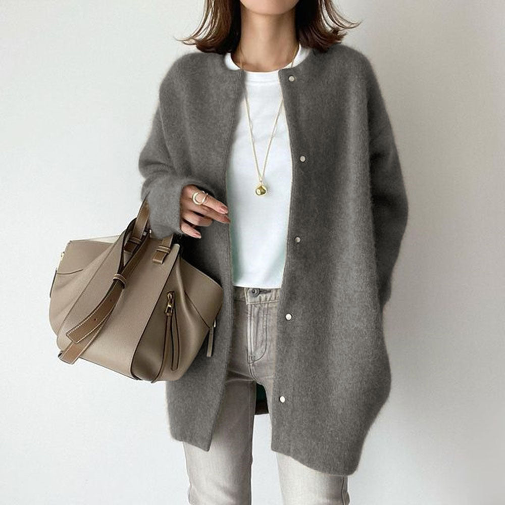 Strikket cardigan til kvinder med blødt design