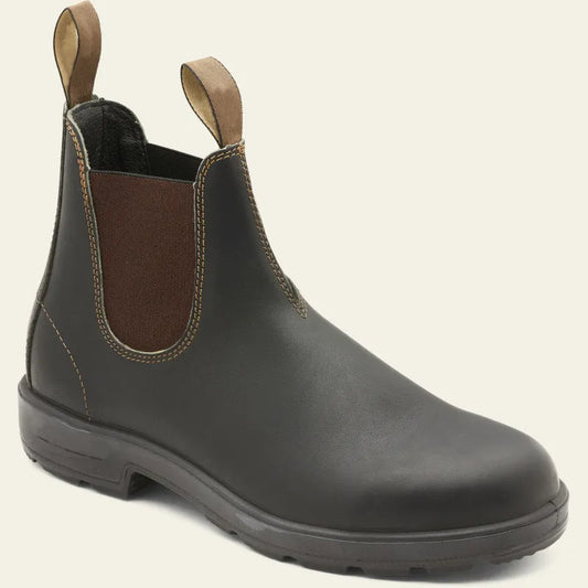 Støvler Herre Klassiske med Elastik og Kraftig Sål i Læderlook Boots