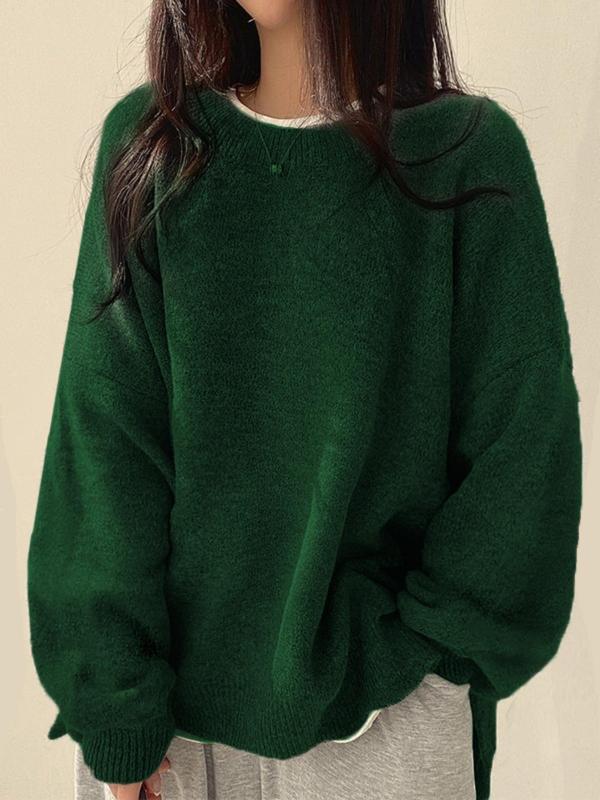 Half Zip Sweater Herre Varm med Høj Krave og Ribkanter Striktrøje