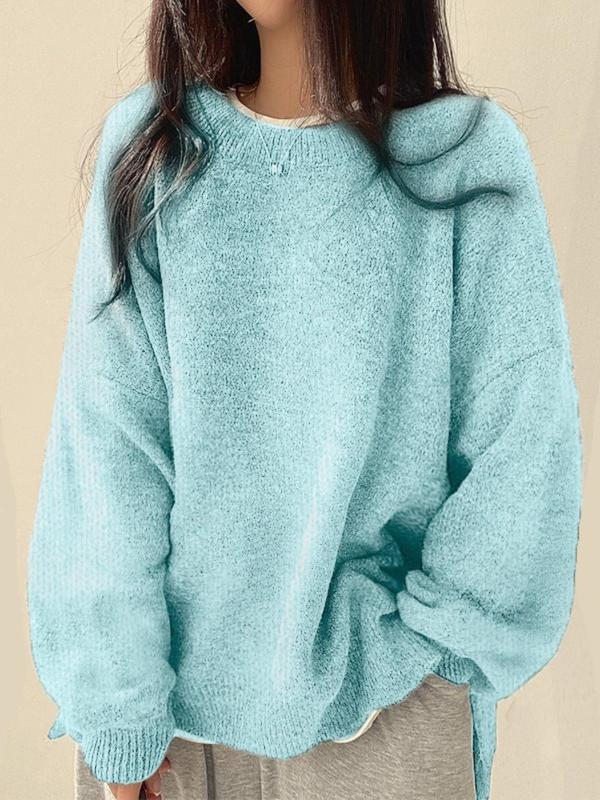 Half Zip Sweater Herre Varm med Høj Krave og Ribkanter Striktrøje